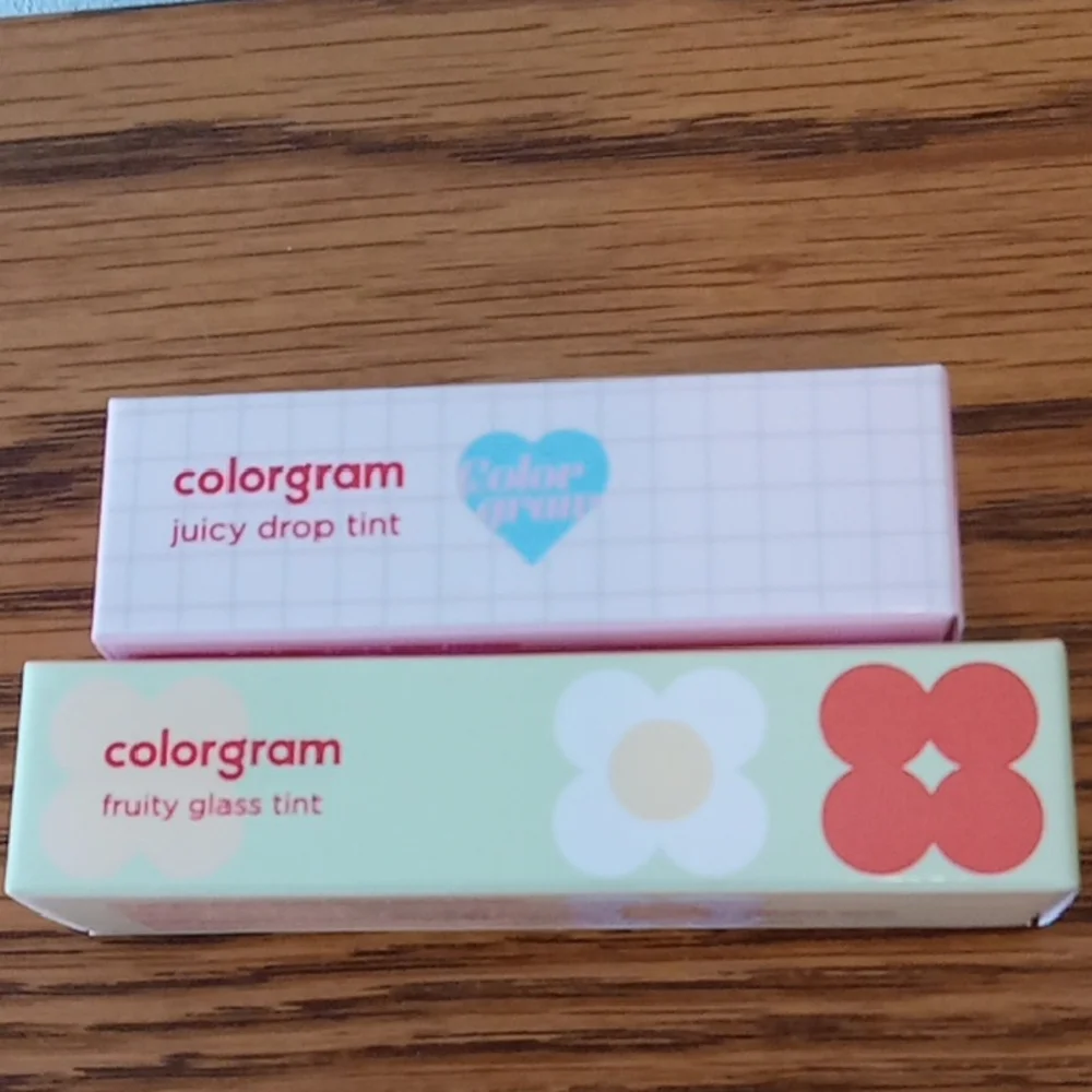 2 Colorgram Juicy Drop Stain and Fruity Glass Stain Korean